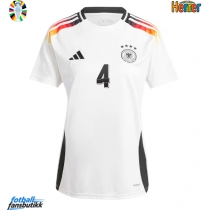 Tyskland Jonathan Tah #4 Hjemmedrakt EM 2024 Kortermet